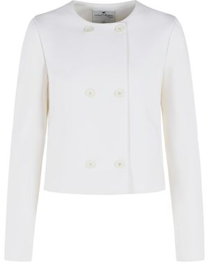 Courreges Wool Blend Jacket - White