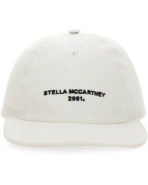 Stella McCartney Embroidered Baseball Hat - White