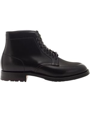 Alden Plain Toe Boot - Black