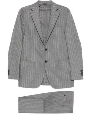 Sartorio Napoli Composé Jacket And Trousers Suit - Grey