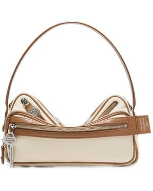 Acne Studios Camero Party Canvas Bag - Natural