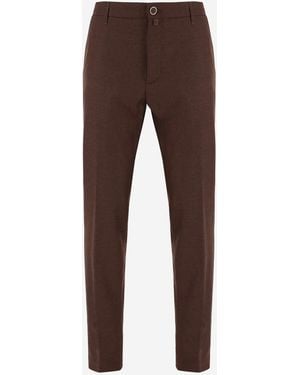 Jacob Cohen Stretch Wool Pants - Brown