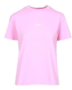 MSGM T Shirts And Polos - Pink