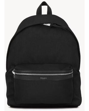 Saint Laurent Mochila Ysl Bv City E Nprot - Negro