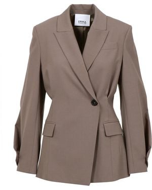 Erika Cavallini Semi Couture Erika Cavallini Vestes semi-couture beige - Marron