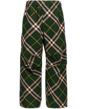 Burberry Wide Trousers - Nero