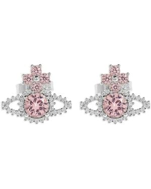 Vivienne Westwood Valentina Orb Earrings - White