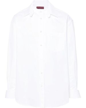 Gucci Cotton Logo Shirt - White