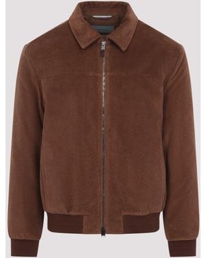 Canali Bomberjacke - Braun