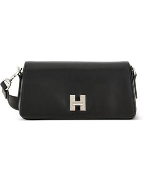 Hogan Leather Crossbody Bag - Black