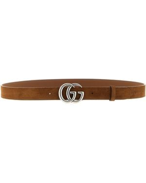 Gucci 'Gg Marmont' Belt - White