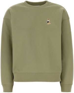 Maison Kitsuné Dressed Fox Comfort Sweatshirt - Green