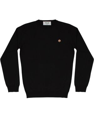 PELO FOUNDATION Crew Neck Merinos - Nero