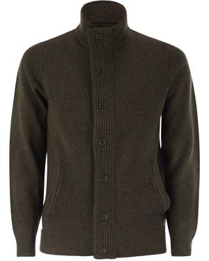 Barbour Reißverschluss -Jumper -Patch - Schwarz