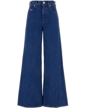 Marni Denim Wide-Leg Jeans - Blue