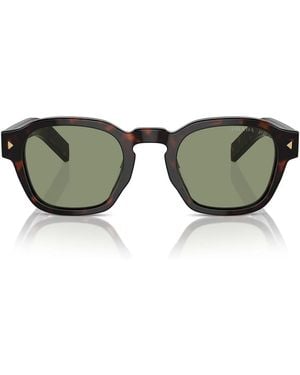 Prada Sonnenbrille Pra16 S 17 N20 G Radica Schildkröte/Grün Unisex Polarisiert