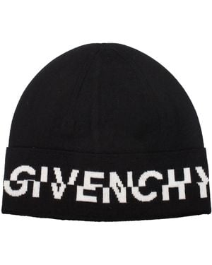 Givenchy Hoeden Mannen Wollen Zwart/wit