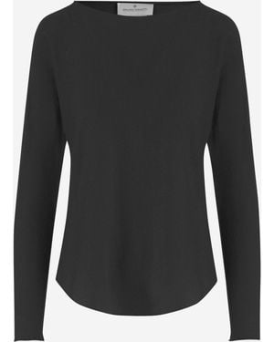 Bruno Manetti Pull En Lin Et Coton - Noir
