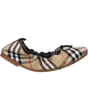 Burberry Ballerina Shoes/ Fabric - Black
