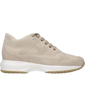 Hogan Interactive Trainers Suede - Natural
