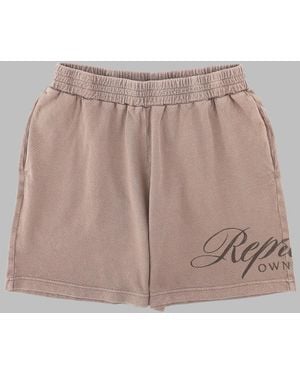 Represent Logo Shorts - Gray