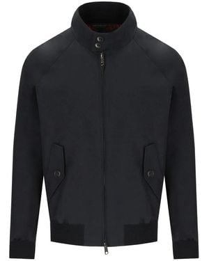 Baracuta G9 Harrington Dark Bomber Jacket - Blue