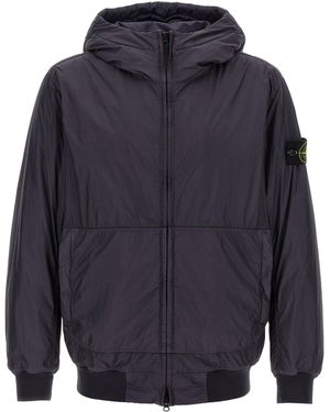 Stone Island 'Crinkle Reps NY' Bomberjacke - Blau