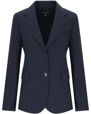 Weekend by Maxmara Uva Single Breasted Blazer - Blue