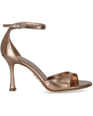 Sergio Levantesi Hope Copper Heeled Sandal - Metallic