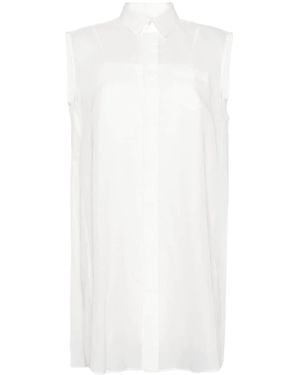 ワンピース SACAI Chemisier dress White Sacai Chemisier Dress in White | Lyst