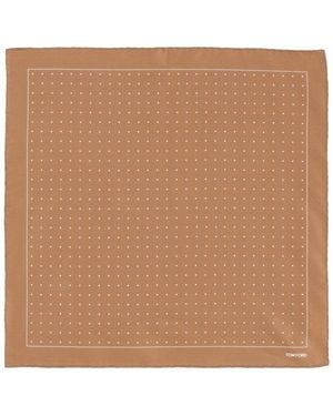 Tom Ford Pocket Handkerchief - Brown