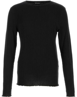 Our Legacy Cotton Blend T Shirt - Black