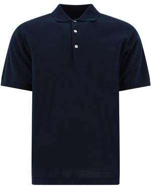 Beams Plus Poutres plus polo "12 g" - Bleu