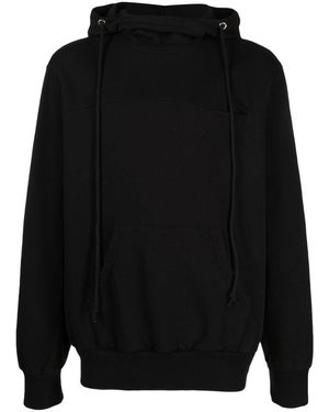 Winnie NY Long-Sleeve Cotton Hoodie - Black
