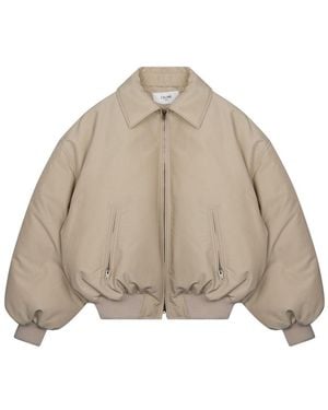 Celine Nylon Down Jacket - Natural