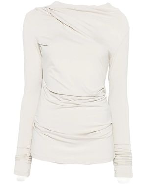 Entire studios Drape Top - White
