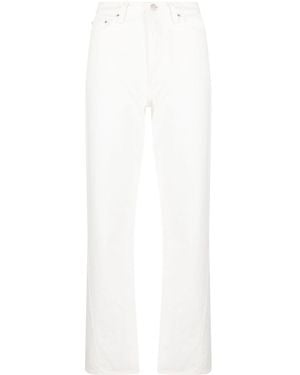 TOTEME Organic Cotton Denim Jeans - White