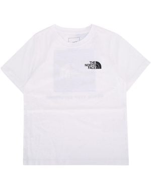 The North Face Teen Evolution Box Logo T-Shirt - White