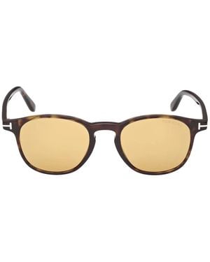 Tom Ford Zonnebril Ft1302 52 E Holt Bruin/bruin Unisex
