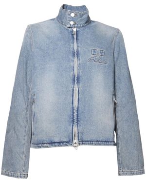 Courreges Abrigos - Azul