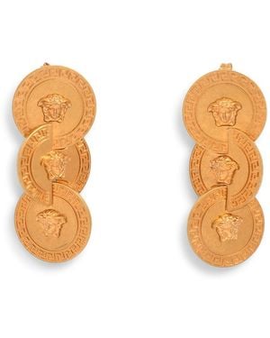 Versace Tribute' Brass Earrings - Metallic