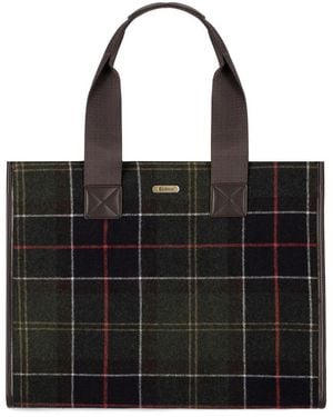 Barbour Turnberry Tartan Classic Bag - Black