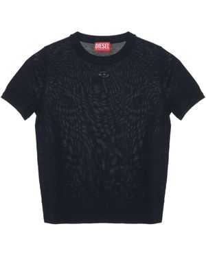 DIESEL Round Neck Top - Blau