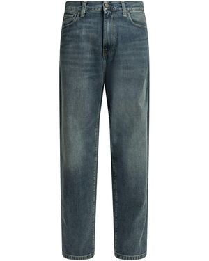 Carhartt Aaron Wide Leg Cotton Jeans - Blue