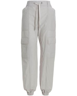 Moncler Pantaloni Da Carico - Grigio