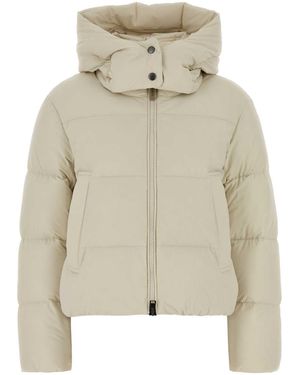 Woolrich Wool-Blend Stretch Nylon Madison Down Jacket For - Natural