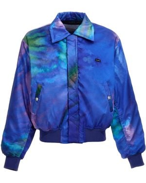 Bluemarble 'Borealis gedruckt' Bomberjacke - Blau