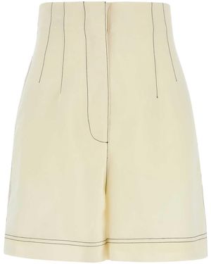 Philosophy Di Lorenzo Serafini Ivory Polyester Blend Shorts - Natural