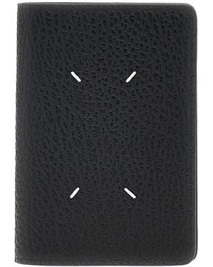 Maison Margiela Kartenetui "Four Stitches" - Schwarz
