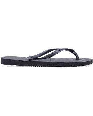 Havaianas Flache Schuhe schwarz - Blau